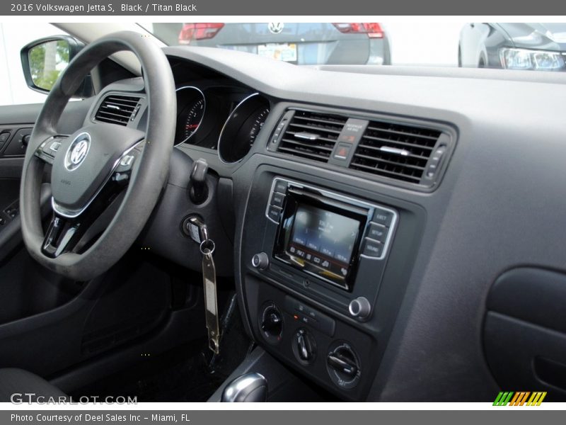 Black / Titan Black 2016 Volkswagen Jetta S