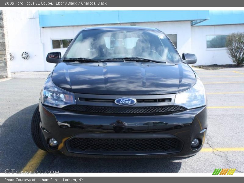 Ebony Black / Charcoal Black 2009 Ford Focus SE Coupe