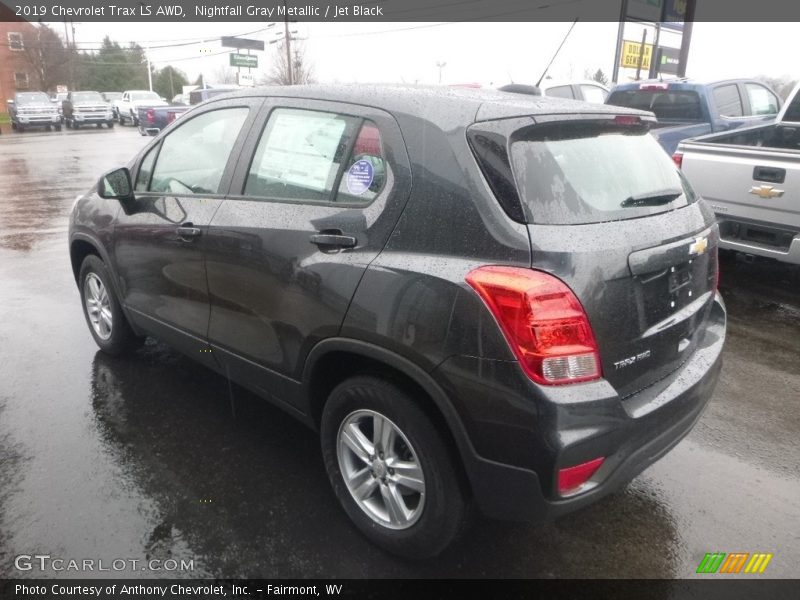 Nightfall Gray Metallic / Jet Black 2019 Chevrolet Trax LS AWD