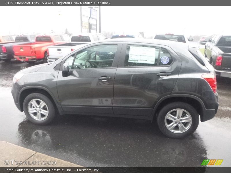 Nightfall Gray Metallic / Jet Black 2019 Chevrolet Trax LS AWD