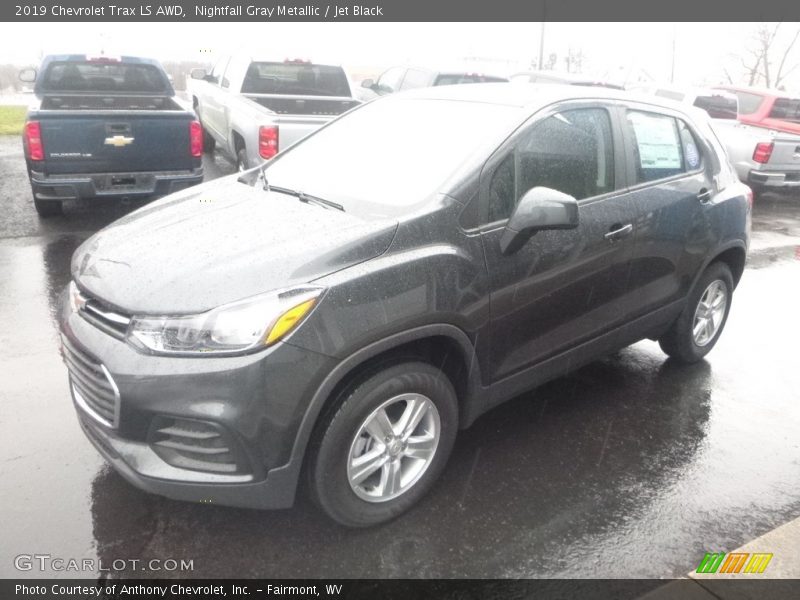 Nightfall Gray Metallic / Jet Black 2019 Chevrolet Trax LS AWD