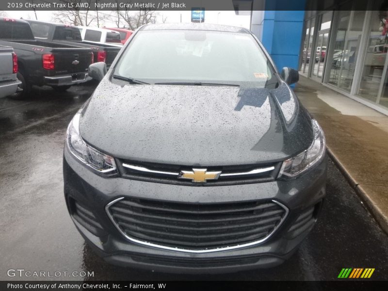 Nightfall Gray Metallic / Jet Black 2019 Chevrolet Trax LS AWD