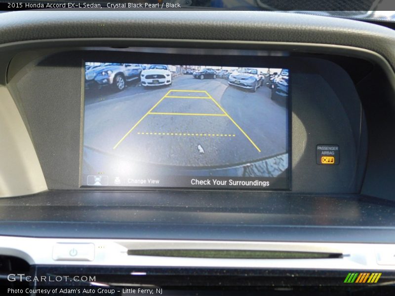 Crystal Black Pearl / Black 2015 Honda Accord EX-L Sedan