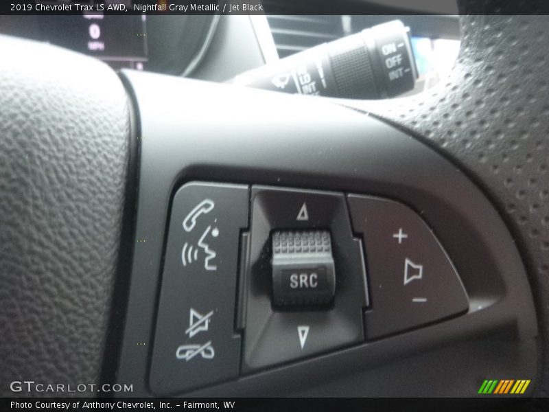 Nightfall Gray Metallic / Jet Black 2019 Chevrolet Trax LS AWD
