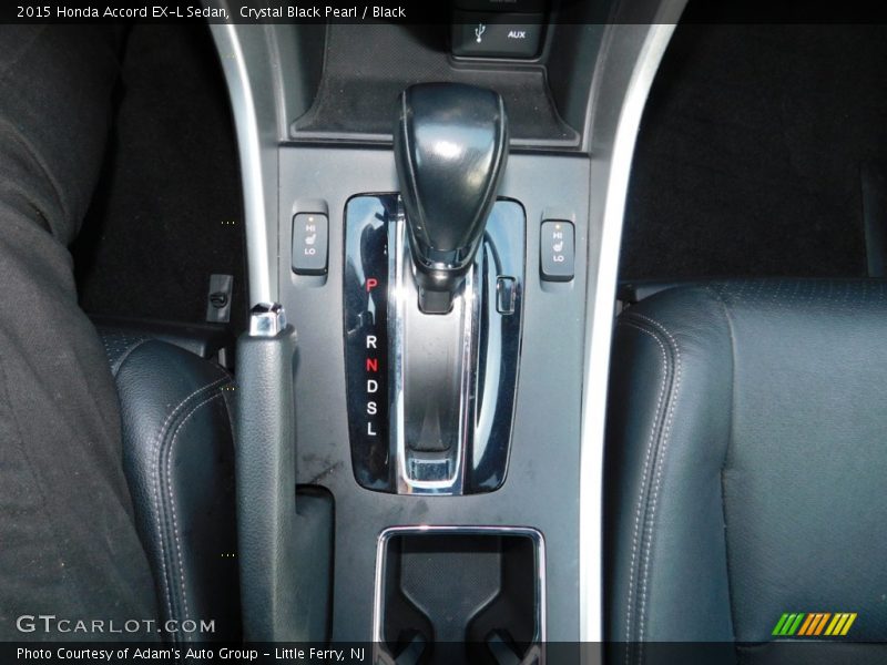 Crystal Black Pearl / Black 2015 Honda Accord EX-L Sedan