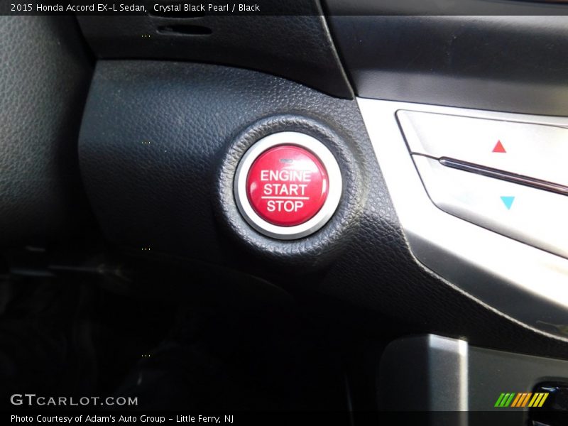Crystal Black Pearl / Black 2015 Honda Accord EX-L Sedan