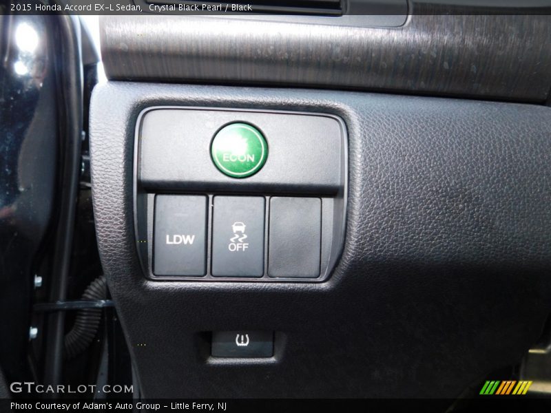 Crystal Black Pearl / Black 2015 Honda Accord EX-L Sedan