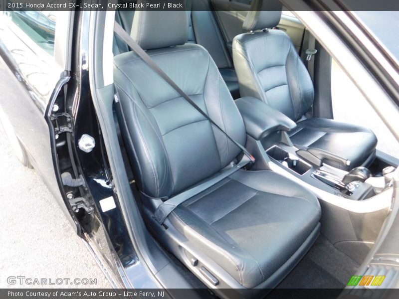 Crystal Black Pearl / Black 2015 Honda Accord EX-L Sedan