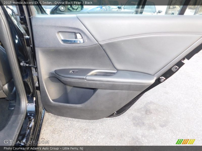 Crystal Black Pearl / Black 2015 Honda Accord EX-L Sedan