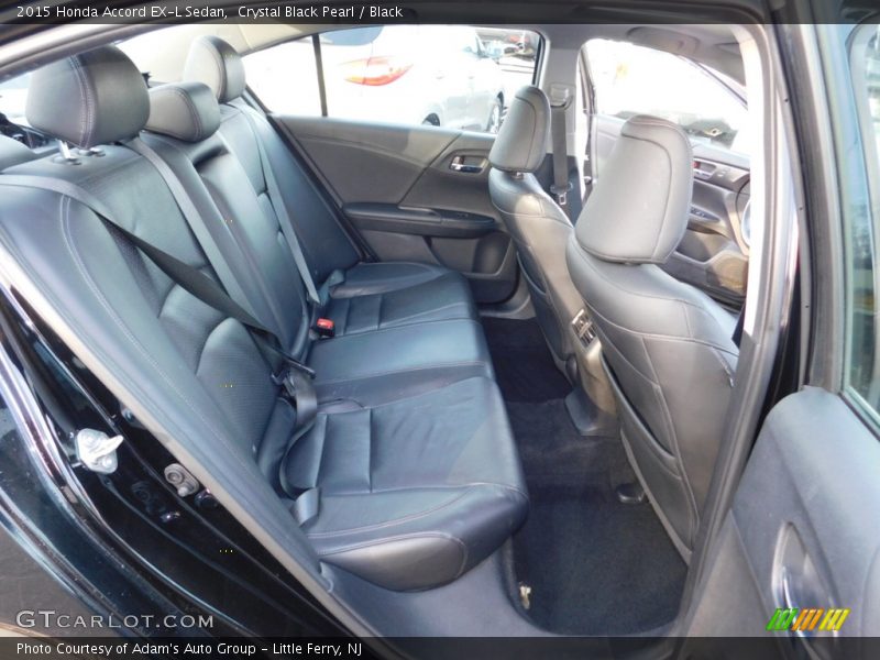 Crystal Black Pearl / Black 2015 Honda Accord EX-L Sedan