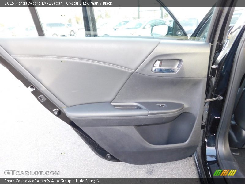 Crystal Black Pearl / Black 2015 Honda Accord EX-L Sedan