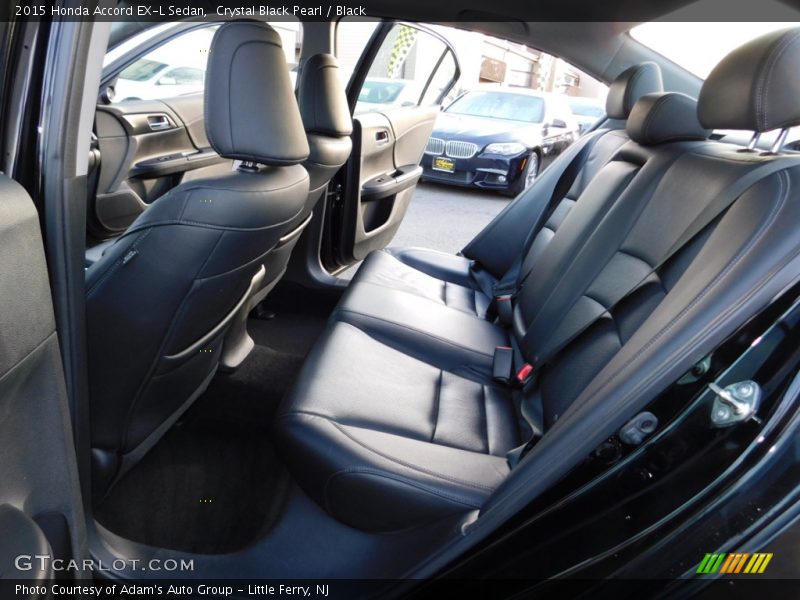 Crystal Black Pearl / Black 2015 Honda Accord EX-L Sedan