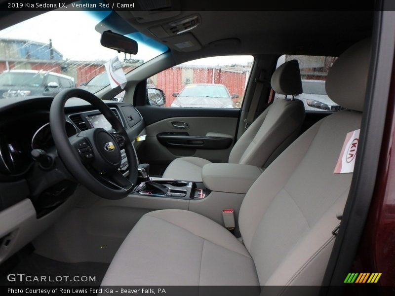 Front Seat of 2019 Sedona LX