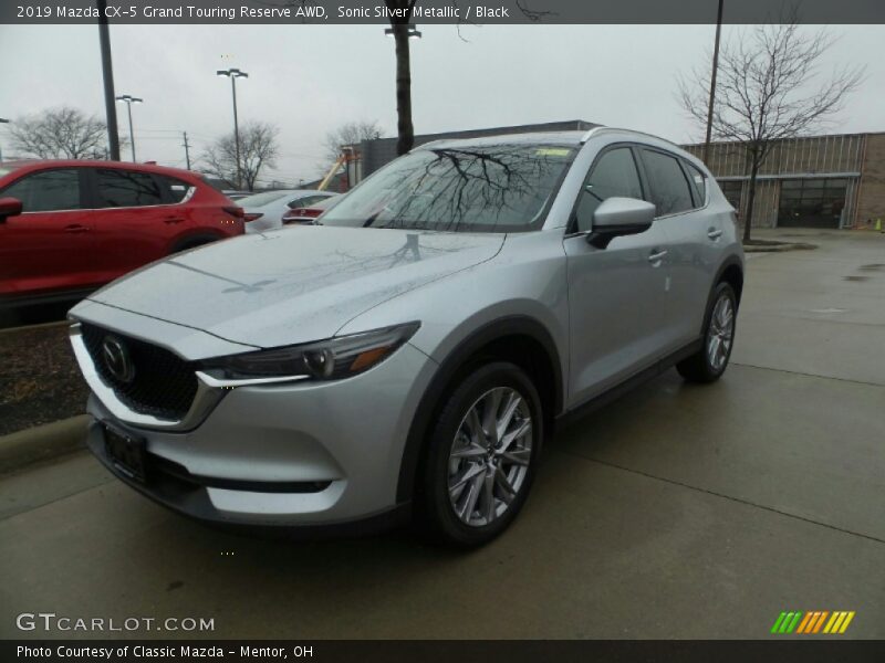 Sonic Silver Metallic / Black 2019 Mazda CX-5 Grand Touring Reserve AWD