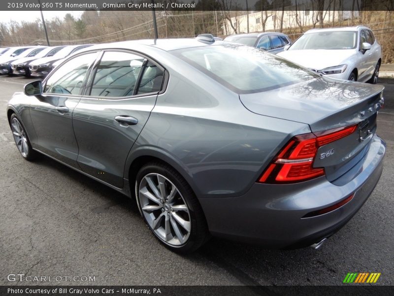 Osmium Grey Metallic / Charcoal 2019 Volvo S60 T5 Momentum