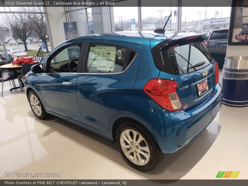 Caribbean Blue Metallic / Jet Black 2019 Chevrolet Spark LT