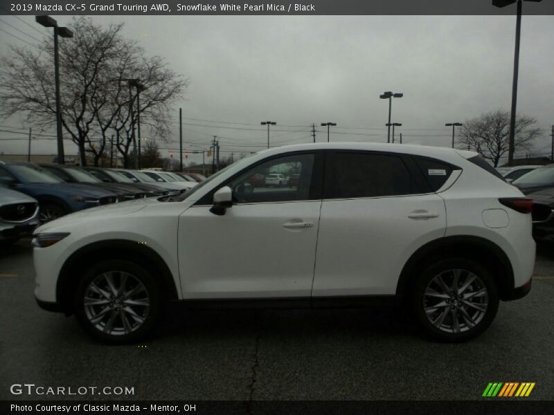 Snowflake White Pearl Mica / Black 2019 Mazda CX-5 Grand Touring AWD