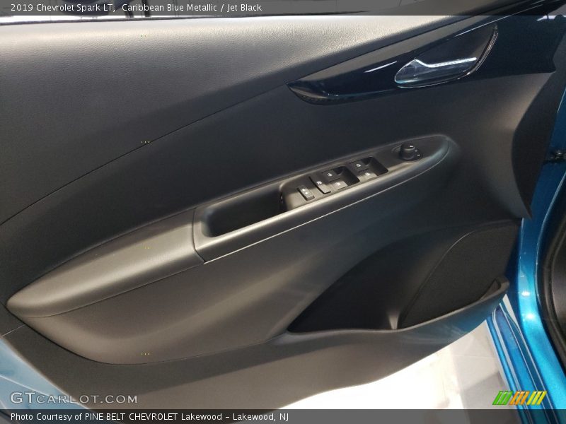 Caribbean Blue Metallic / Jet Black 2019 Chevrolet Spark LT