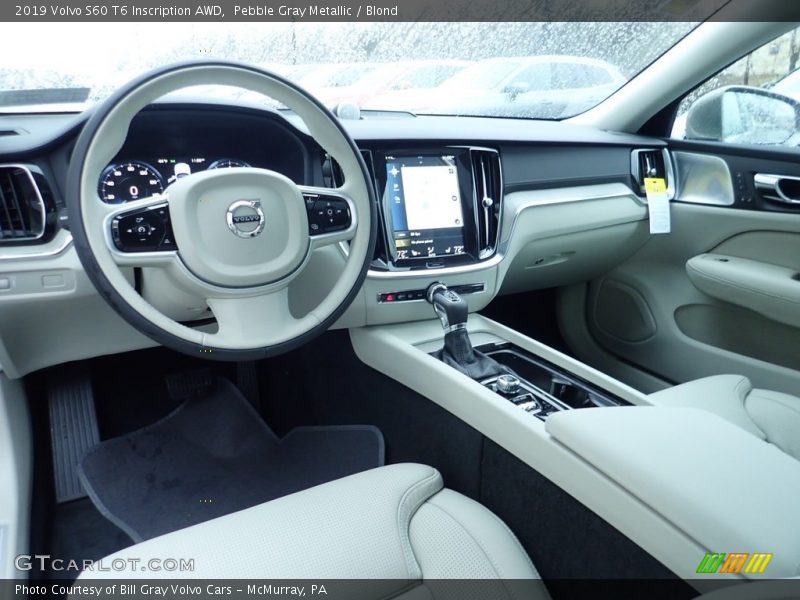  2019 S60 T6 Inscription AWD Blond Interior