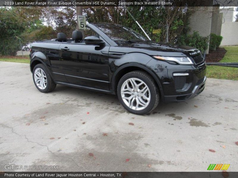  2019 Range Rover Evoque Convertible HSE Dynamic Santorini Black Metallic