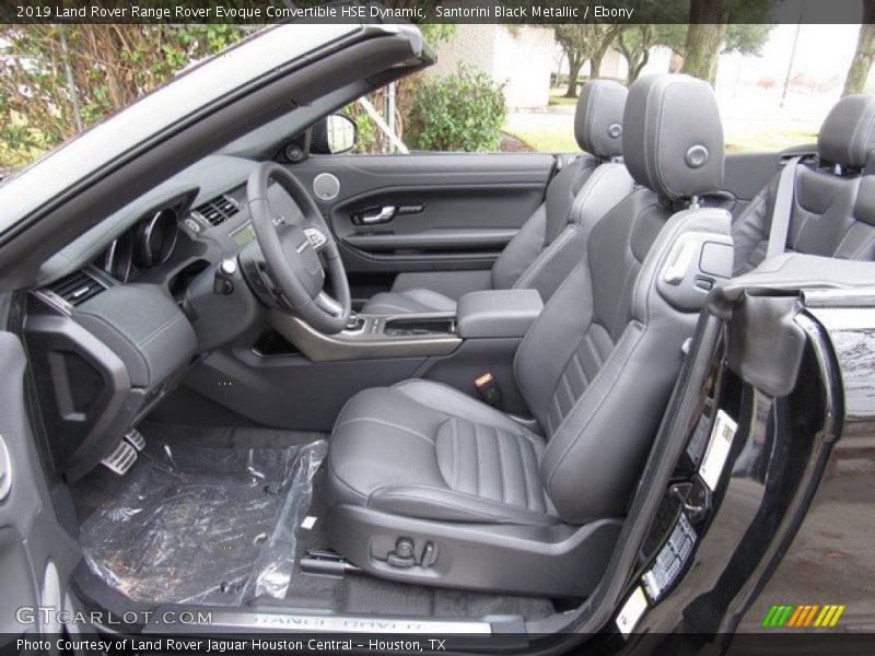  2019 Range Rover Evoque Convertible HSE Dynamic Ebony Interior