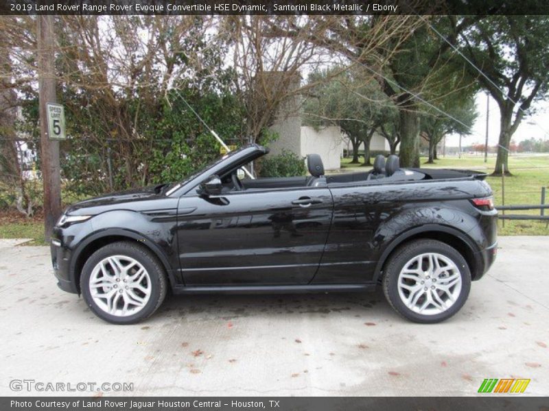  2019 Range Rover Evoque Convertible HSE Dynamic Santorini Black Metallic
