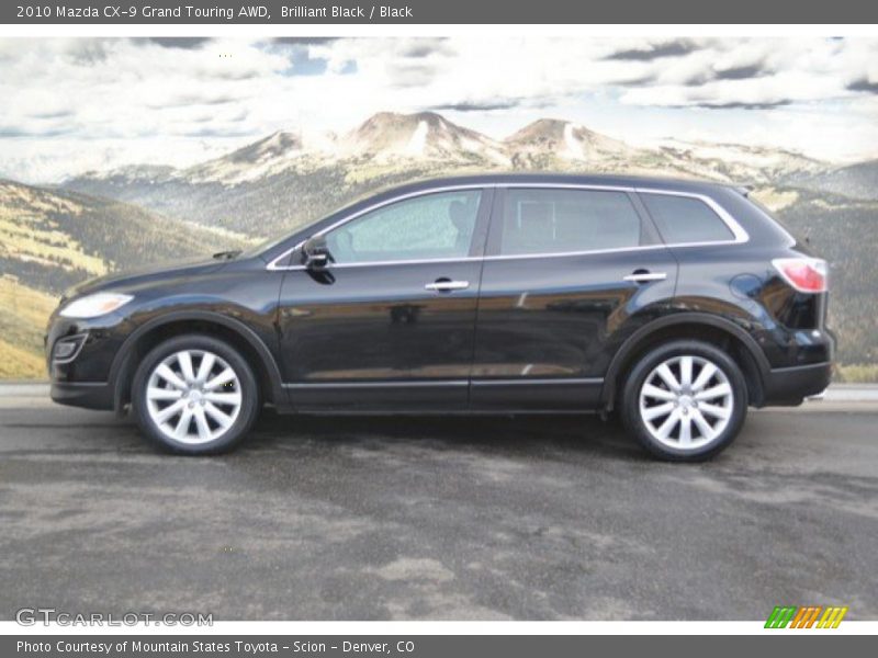 Brilliant Black / Black 2010 Mazda CX-9 Grand Touring AWD