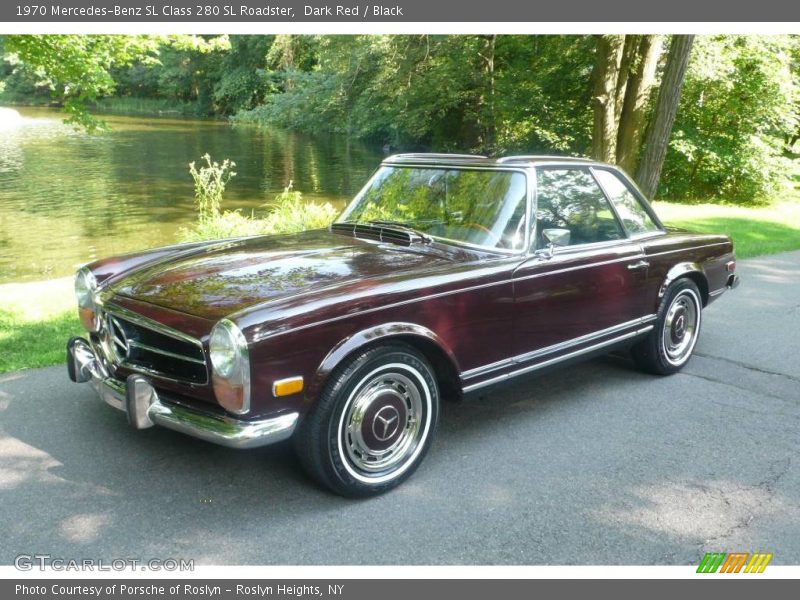 Dark Red / Black 1970 Mercedes-Benz SL Class 280 SL Roadster