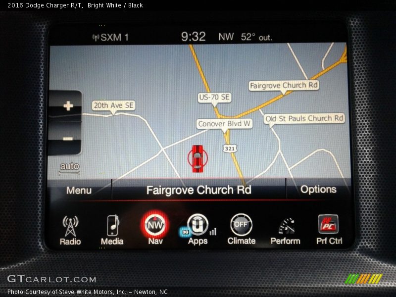 Bright White / Black 2016 Dodge Charger R/T