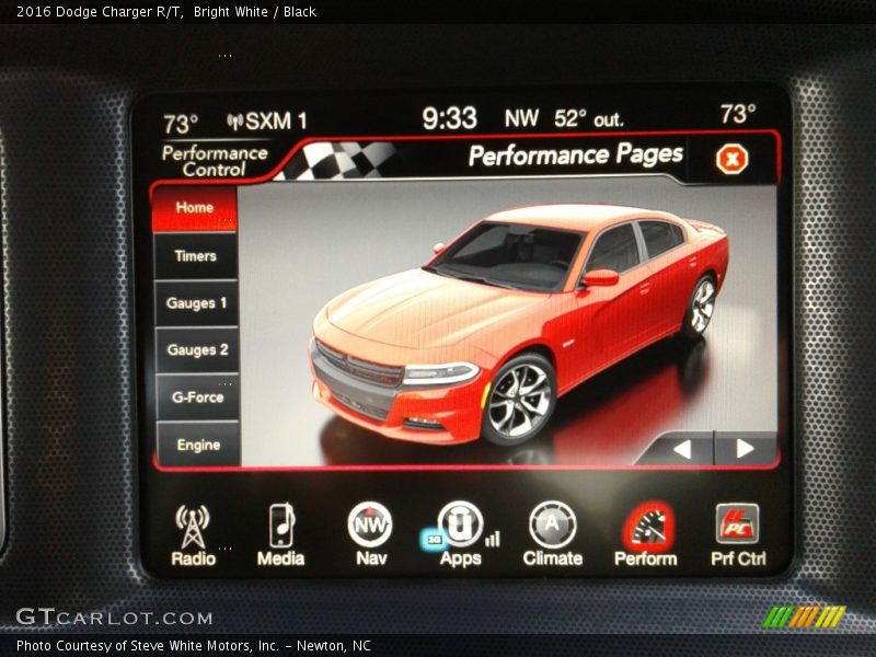 Bright White / Black 2016 Dodge Charger R/T