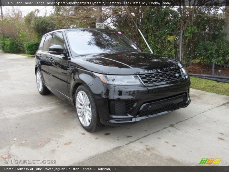 Santorini Black Metallic / Ebony/Ebony 2019 Land Rover Range Rover Sport Supercharged Dynamic