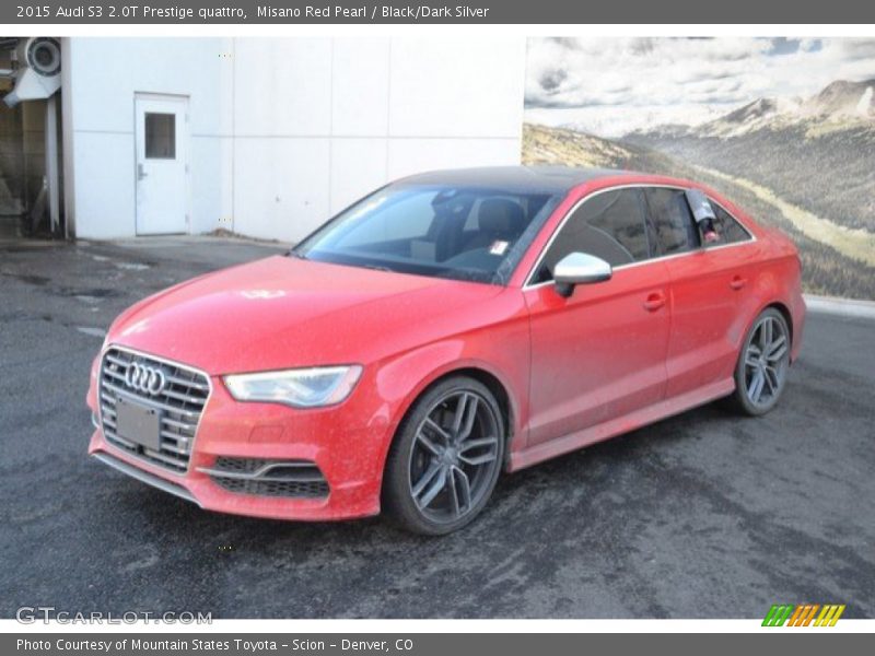 Misano Red Pearl / Black/Dark Silver 2015 Audi S3 2.0T Prestige quattro