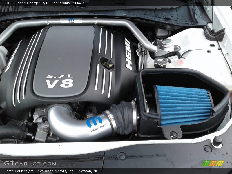 Bright White / Black 2016 Dodge Charger R/T