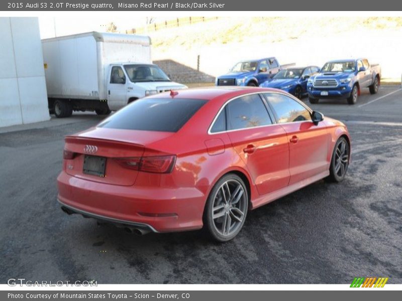 Misano Red Pearl / Black/Dark Silver 2015 Audi S3 2.0T Prestige quattro