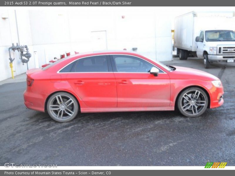 Misano Red Pearl / Black/Dark Silver 2015 Audi S3 2.0T Prestige quattro