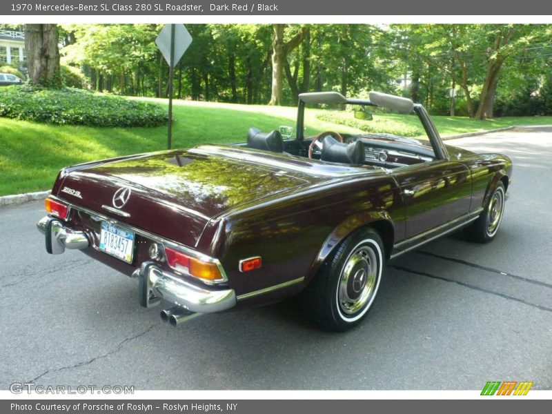 Dark Red / Black 1970 Mercedes-Benz SL Class 280 SL Roadster