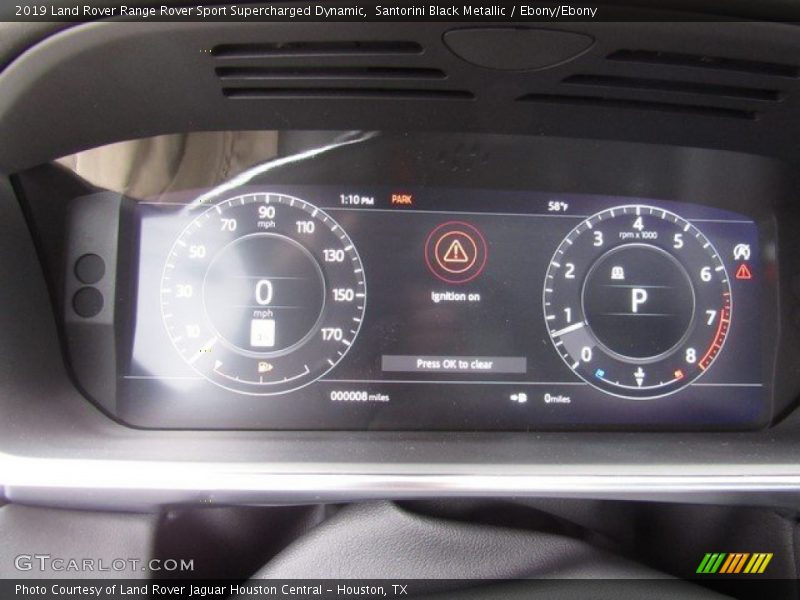 Santorini Black Metallic / Ebony/Ebony 2019 Land Rover Range Rover Sport Supercharged Dynamic