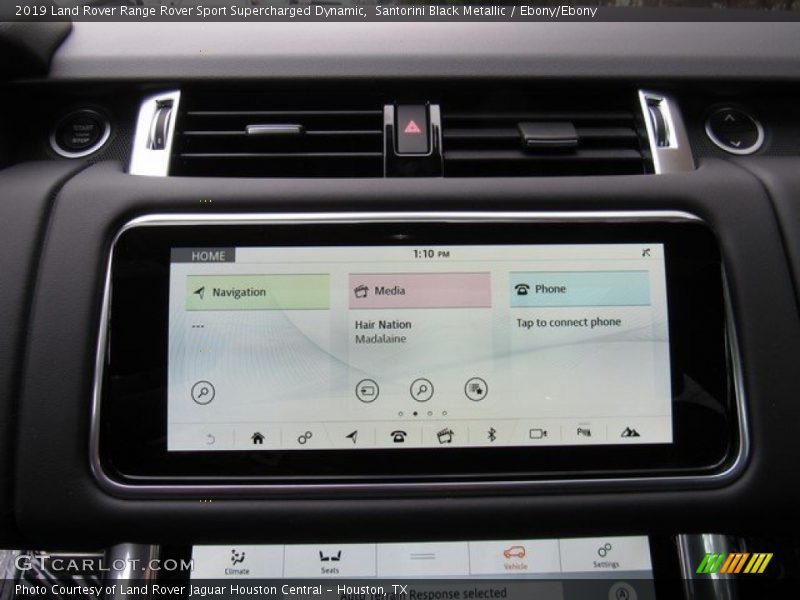 Santorini Black Metallic / Ebony/Ebony 2019 Land Rover Range Rover Sport Supercharged Dynamic