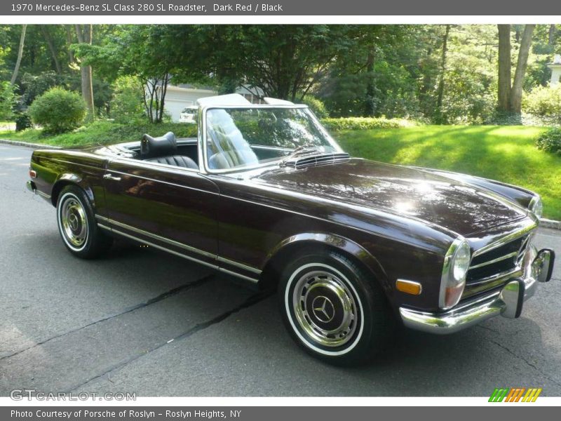 Dark Red / Black 1970 Mercedes-Benz SL Class 280 SL Roadster