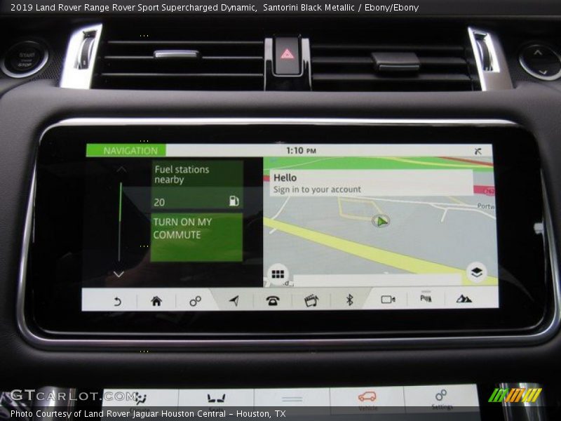 Santorini Black Metallic / Ebony/Ebony 2019 Land Rover Range Rover Sport Supercharged Dynamic