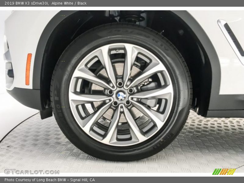 Alpine White / Black 2019 BMW X3 sDrive30i