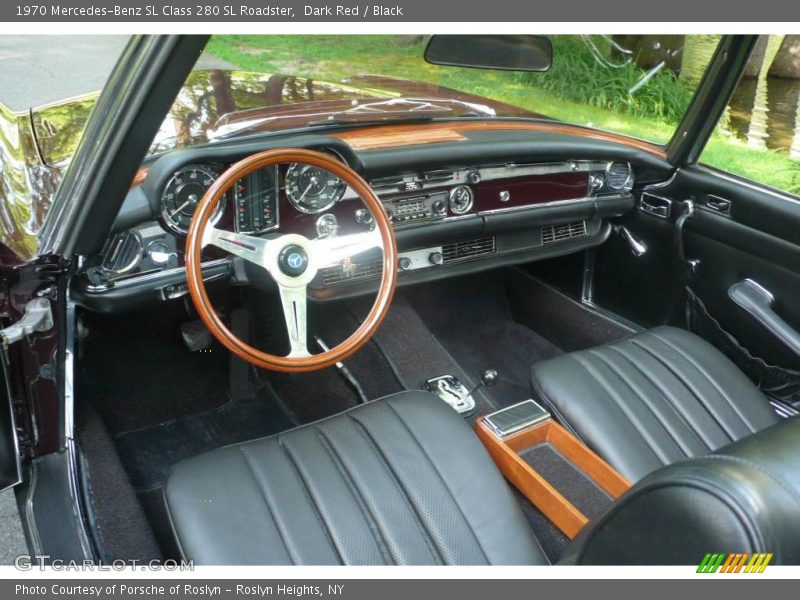 Dark Red / Black 1970 Mercedes-Benz SL Class 280 SL Roadster