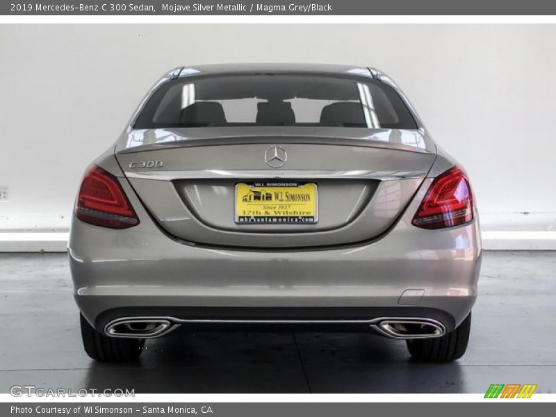 Mojave Silver Metallic / Magma Grey/Black 2019 Mercedes-Benz C 300 Sedan