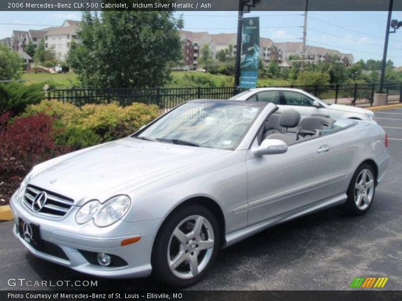 Iridium Silver Metallic / Ash 2006 Mercedes-Benz CLK 500 Cabriolet