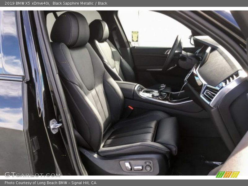 Black Sapphire Metallic / Black 2019 BMW X5 xDrive40i