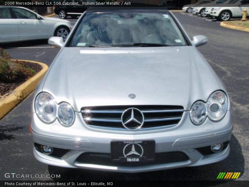 Iridium Silver Metallic / Ash 2006 Mercedes-Benz CLK 500 Cabriolet