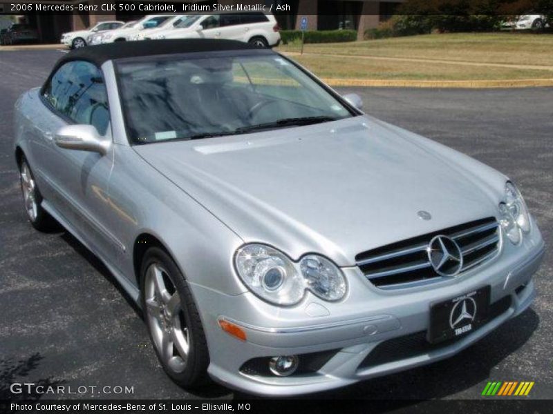 Iridium Silver Metallic / Ash 2006 Mercedes-Benz CLK 500 Cabriolet