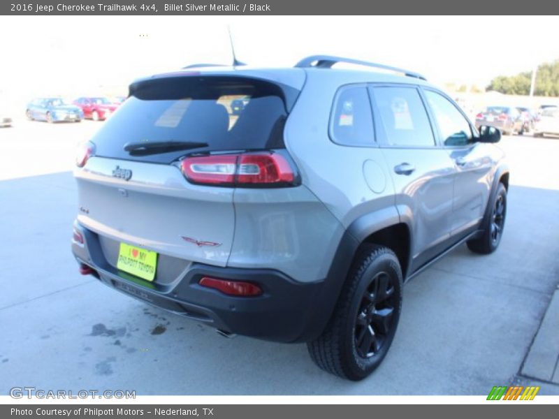Billet Silver Metallic / Black 2016 Jeep Cherokee Trailhawk 4x4