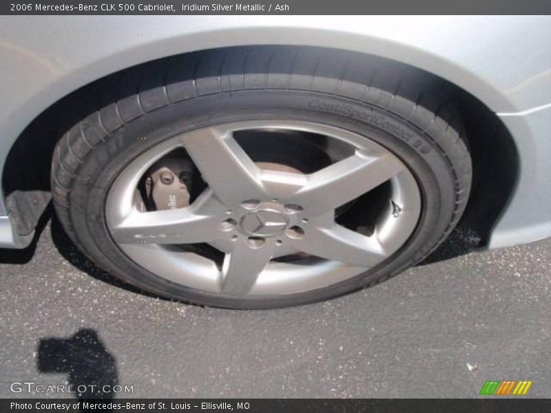 Iridium Silver Metallic / Ash 2006 Mercedes-Benz CLK 500 Cabriolet