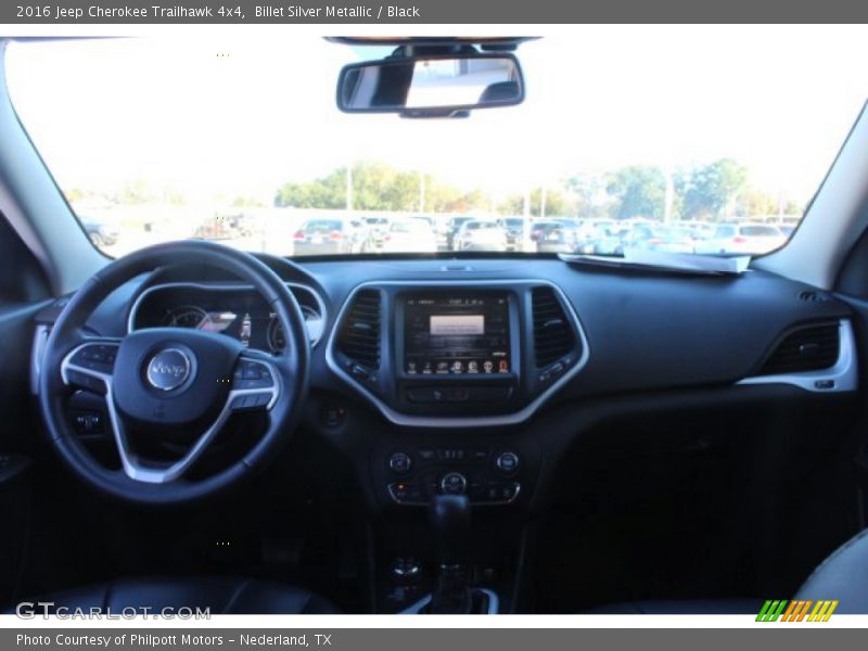 Billet Silver Metallic / Black 2016 Jeep Cherokee Trailhawk 4x4
